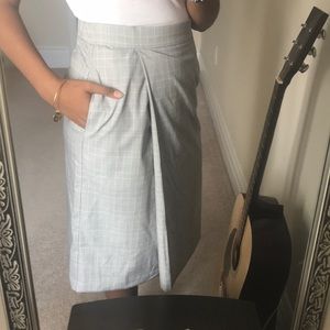 Pretty Plaid Mid Pencil Skirt